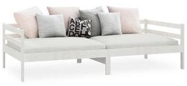 Sofa-lova VLX Solid Pinewood 806931, balta, 204 x 98 x 57 cm