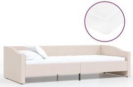 Sofa-lova VLX Fabric 3080424, kreminė, 212 x 97 x 62 cm