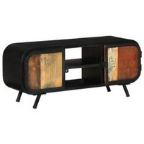 TV staliukas VLX Solid Reclaimed Wood 328413, įvairių spalvų, 1100 mm x 300 mm x 450 mm