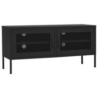 TV staliukas VLX Steel 336241, juodas, 350 mm x 1050 mm x 500 mm