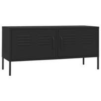 TV staliukas VLX Steel 336232, juodas, 1050 mm x 350 mm x 500 mm