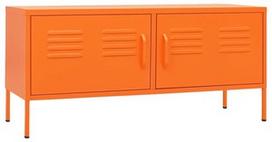 TV staliukas VLX Steel 336228, oranžinis, 1050 mm x 350 mm x 500 mm