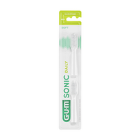GUM Activital Sonic šepetėlio pakeičiama galvutė, baltos spalvos N2
