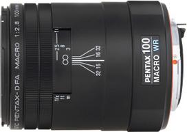 Pentax SMC D FA 100mm f/2.8 Macro WR Lens Black