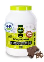 Healthychoice 100% Išrūgų baltymai Šokolado skonio, 1Kg