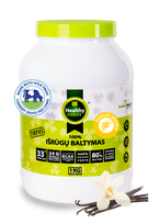 Healthychoice 100% Išrūgų baltymai Vanilės skonio, 1Kg