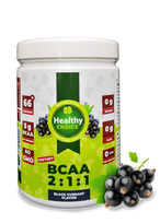 Healthychoice BCAA Juodųjų Serbentų skonio, 400g