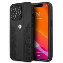 BMW BMHCP13XRSPPK Leather Back Case For Apple iPhone 13 Pro Max Juodas