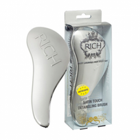  RICH antistatinis plaukų šepetys SILVER METALIC, 1 vnt.