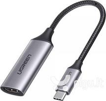usb 2.0 to hdmi adapter - Ugreen CM297 adapteris USB-C į HDMI, 4K 60Hz, pilkas - 1 nuotrauka