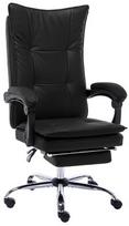 Biuro kėdė VLX Faux Leather 20352, juoda
