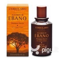 Plaukų ir kūno prausiklis vyrams L'ERBOLARIO EBONY 250 ml
