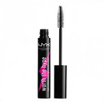 NYX PROFESSIONAL MAKEUP WORTH THE HYPE blakstienų tušas, 7 ml (Back/Juoda)