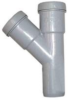 trisakis senukai - Trišakis Wavin Sewer Branch PP Pipe Gray 40mm 45° - 1 nuotrauka