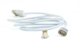 pakrovejas lightning - Gembird Magnetic Cable USB / Apple Lightning Silver - 2 nuotrauka