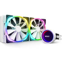 NZXT AIO Liquid Cooler With Aer RGB Kraken X63 RGB Baltas