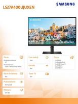 cd usb - Samsung LS27A400UJUXEN, 27" - 2 nuotrauka