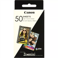 foto popierius 2x3 -  Canon Zink ZP-2030 Photo Paper 50pcs - 2 nuotrauka
