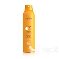 Purškiamoji apsauginė dulksna ant drėgnos odos BABĒ Laboratorios SPF50+, 200 ml