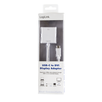 usb i c adapteris - LogiLink Display Adapter USB-C to DVI - 3 nuotrauka