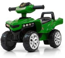 keturratis juodas - Paspiriamas automobilis Milly Mally Monster Military, juodas/žalias - 1 nuotrauka