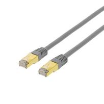 Patch kabelis DELTACO S / FTP Cat7, 20m, 600MHz, Delta sertifikuotas, LSZH, RJ45 jungtys, pilkas / STP-720