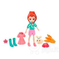 Lėlytė su gyvunėliu Polly Pocket