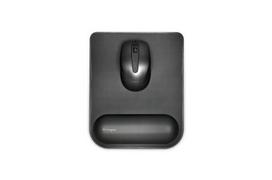 peles kilimelis mouse pad - Kensington ErgoSoft Mouse Pad With Wrist Rest For Standard Black - 3 nuotrauka