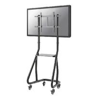 mobilus tv stovas - NEWSTAR MOBILE FLAT SCREEN FLOOR STAND (STAND TROLLEY) (HEIGHT: 152-169 CM) 60-105" BLACK - 2 nuotrauka