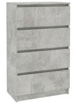 Komoda VLX Sideboard, pilka, 35 x 60 x 98.5 cm