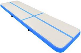 Pripučiamas gimnastikos kilimėlis VLX Gymnastics Mat, mėlyna/pilka, 800 cm x 100 cm x 150 mm