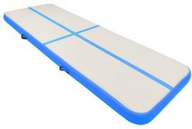 Pripučiamas gimnastikos kilimėlis VLX 92665, mėlyna/pilka, 500 cm x 100 cm x 150 mm