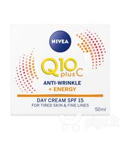Dienins kremas nuo raukšlių Nivea Q10 +C Energy SPF15 50 ml