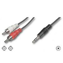 2x 3.5 mm - Techly Audio Cable Jack 3.5mm to 2x RCA 3m - 2 nuotrauka