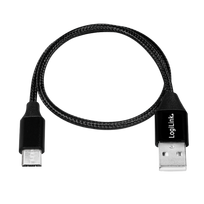 micro usb to - Logilink USB to Micro USB Cable Black 1m - 2 nuotrauka