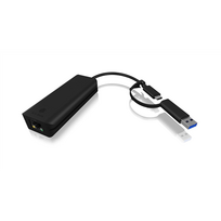 usb c adapteris to ethernet - Raidsonic USB 3.0 Type-C to 2.5 Gigabit Ethernet adapter IB-LAN300-C3 - 1 nuotrauka