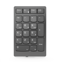 lenovo professional wireless klaviatura - Lenovo Go Wireless Numeric Keypad Storm Grey | 4Y41C33791 - 6 nuotrauka