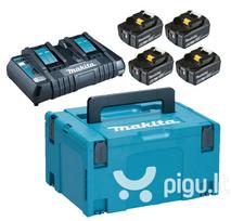 Powerpack Makita 18V, 4XBL1860B, DC18RD, MAKPAC