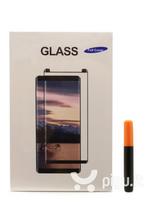 skaidrus klijai stiklui - LCD apsauginis stikliukas M1 5D UV Glue Samsung G960 S9 lenktas skaidrus - 1 nuotrauka