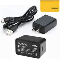 5v 2a ikroviklis usb - Godox VC26 USB Charger for V1 - 1 nuotrauka