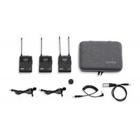 wireless lavalier microphone - Godox UHF Wireless & Lavalier Microphone dubbelkit (2x TX1 /1x RX1 /2x LMS 12 AXL) - 1 nuotrauka