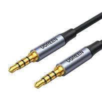 mini jack aux cable - UGREEN AV183 Mini jack cable 3.5mm, AUX, 3m (black) - 1 nuotrauka