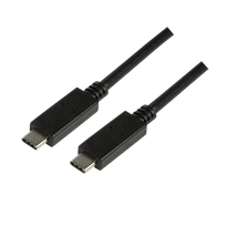 usb c 5m - Kabelis Logilink, juoda, 0.5 m - 1 nuotrauka
