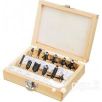 raktu galvuciu komplektai - Widia cutters, shank 8 mm, Set 12 pcs. Verto - 1 nuotrauka