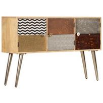 Spintelė VLX Solid Mango Wood 247341, įvairių spalvų, 120 cm x 30 cm x 75 cm