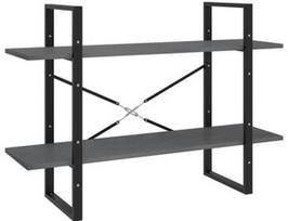 Lentyna VLX Pine Wood 806474, juoda/tamsiai pilka, 30 cm x 100 cm x 70 cm