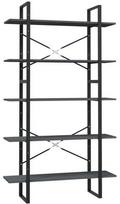 Spinta VLX 5-Tier Book Cabinet 3082005, pilka, 100 cm x 30 cm x 105 cm