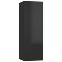 Pirkti Spintelė VLX Chipboard Gloss Black, juoda, 30.5 cm x 30 cm x 90 cm - Photo 1