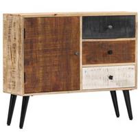 Pirkti Spintelė VLX Solid Mango Wood 282876, ruda, 88 cm x 30 cm x 73 cm - Photo 1
