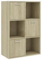 Spintelė VLX Chipboard 801137, ąžuolo, 60 cm x 29.5 cm x 90 cm